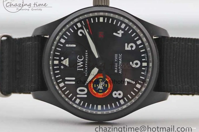 MIROTIME 0407 Mark XVIII ‘TOPGUN SFTI’ Ceramic M+F Best Edition Black Dial on Black Nylon Strap A MultiPurpose 7047